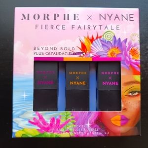 Morphe X Nyane Fierce Fairytale Beyond Bold Lip Trio, Purple Yellow & Pi…
